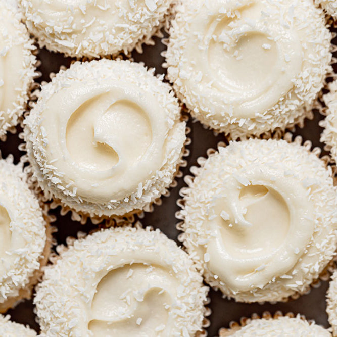 Sloane's Coconut Cupcakes with Coconut Cream Cheese Frosting