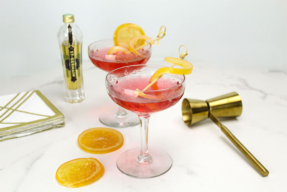 Hibiscus Champagne Cocktail Recipe