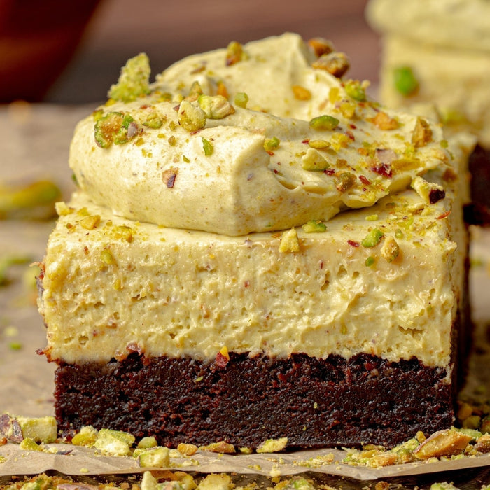 Pistachio Cheesecake Brownies