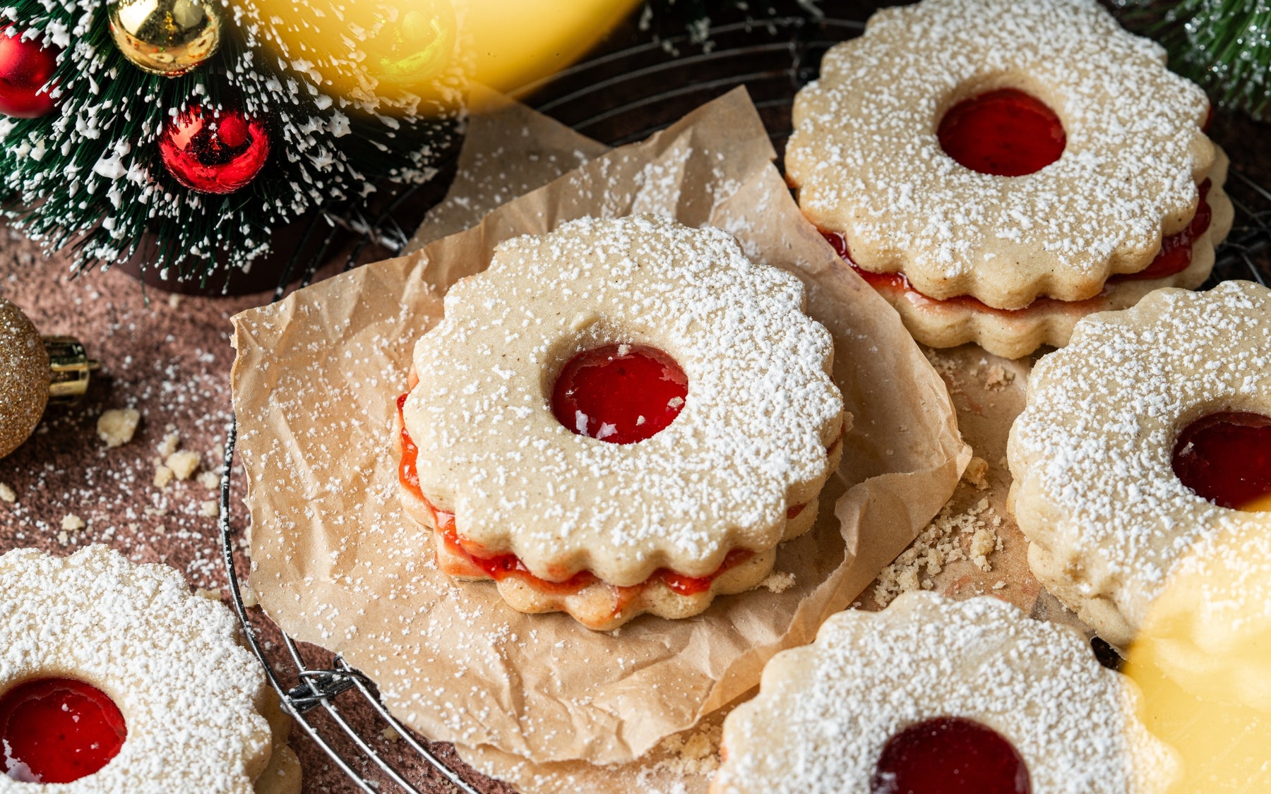 Strawberry Jam Cookies