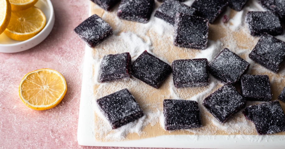 Blackberry Elderberry Pectin Jellies