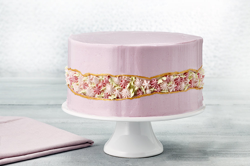 Fault line cake techniques from Dreidoppel blog