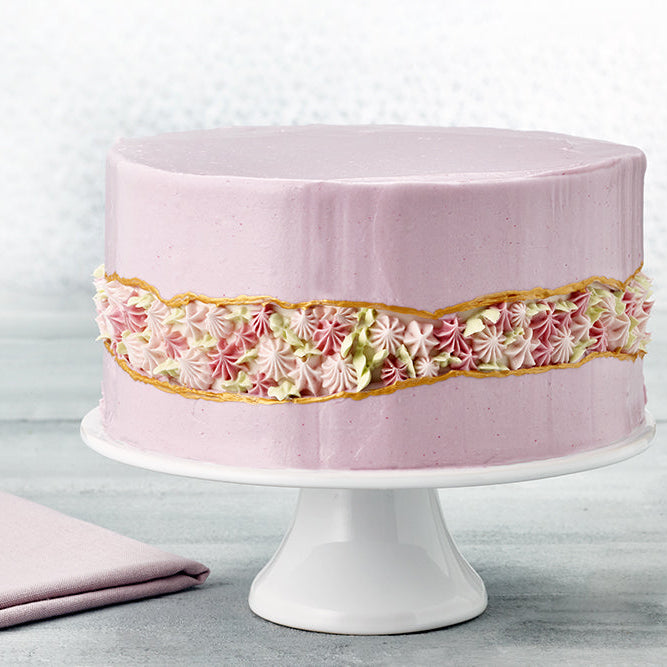 Fault line cake techniques from Dreidoppel blog