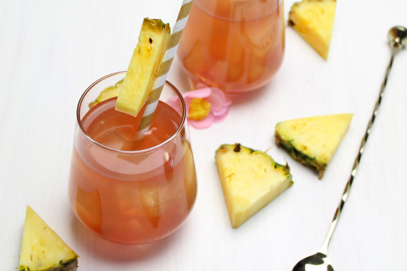 Pineapple Hibiscus Mocktail Recipe