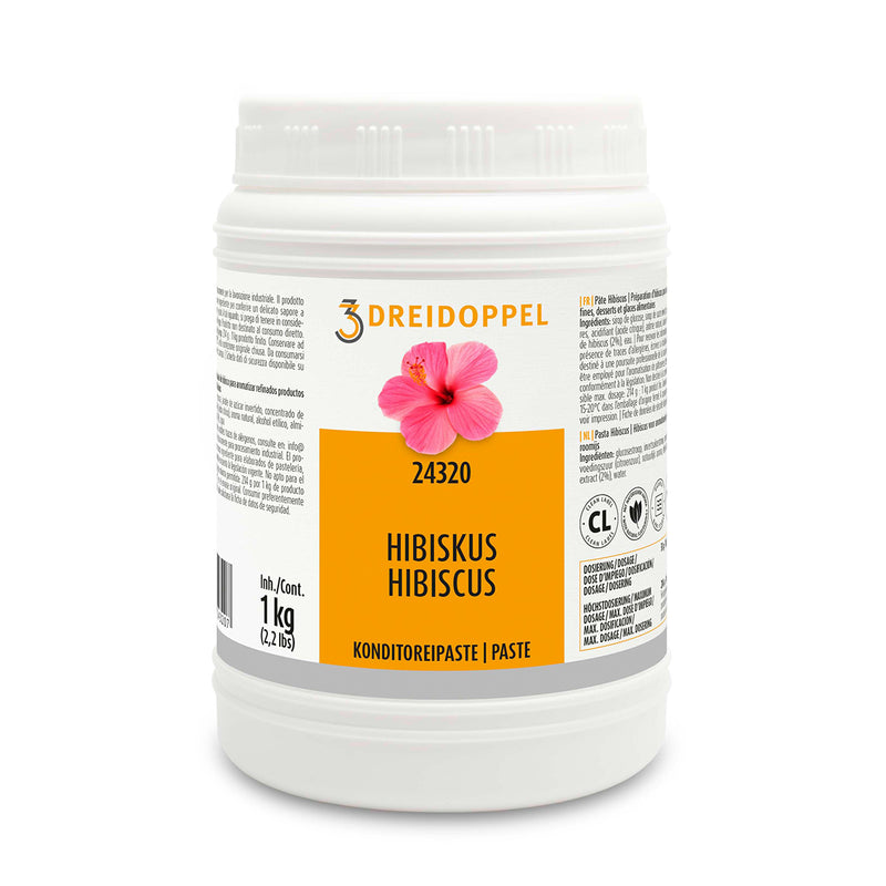 Dreidoppel Hibiscus Flavor Paste 2.2 lb Jar