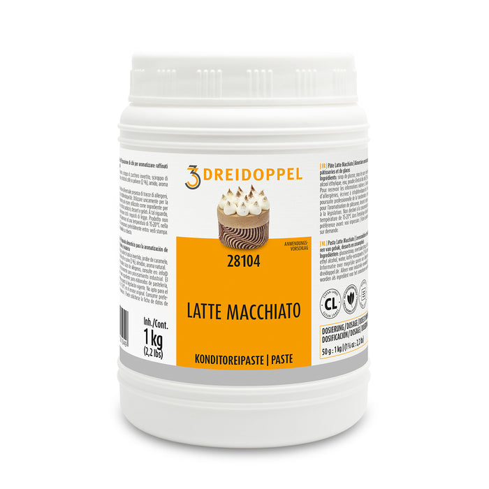 Dreidoppel Latte Macchiato Flavor Paste 2.2 lb Jar