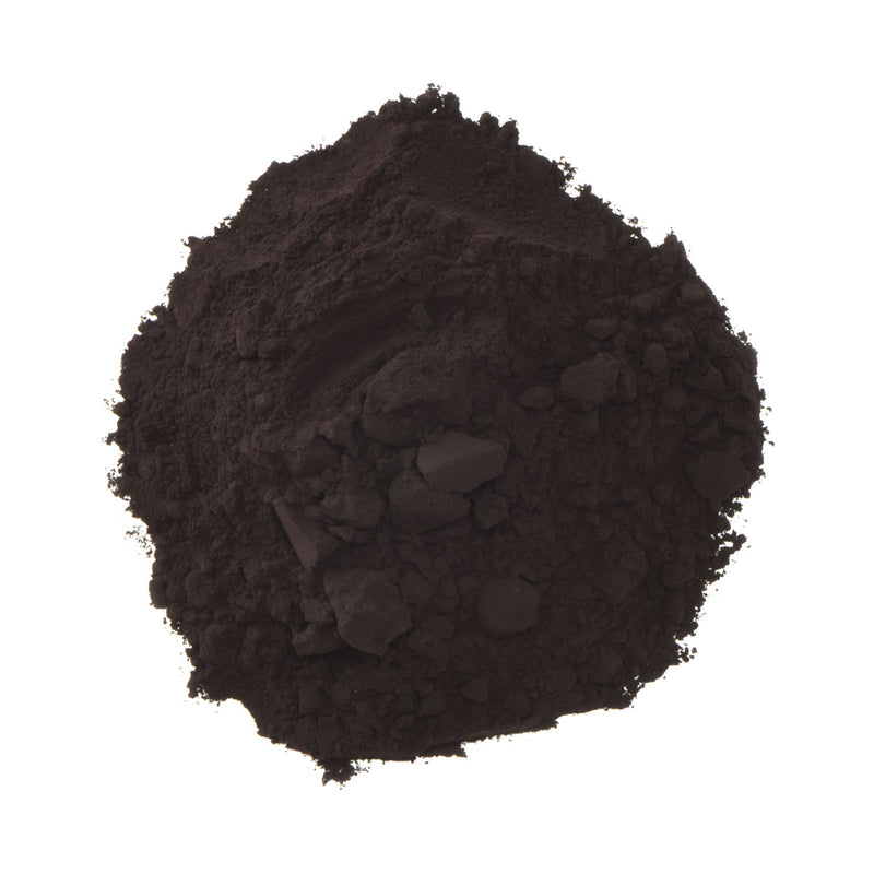 DGF Black Cocoa Powder in pile out of packaging