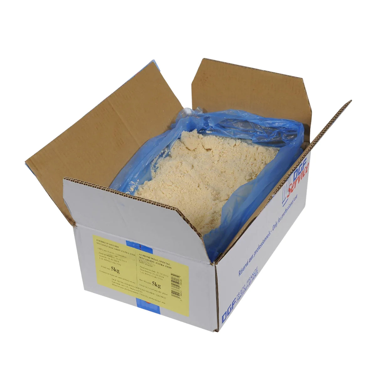 white almond flour open box