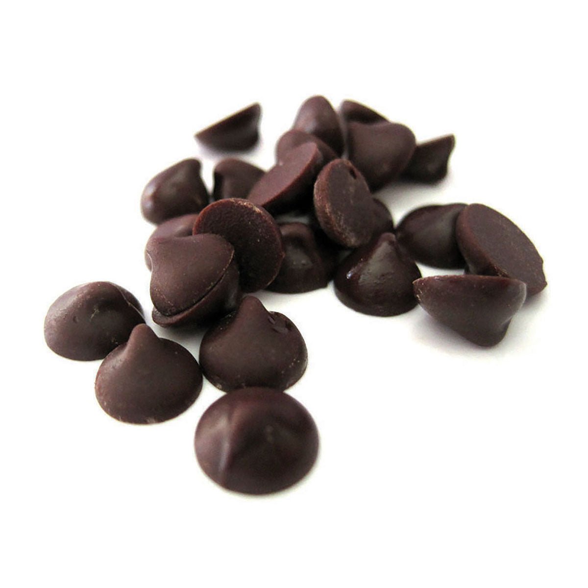 selva chocolate chips in pile out of box packaging