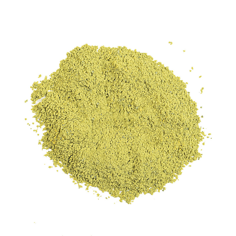 Dry Colorant-Green in pile out of packaging purcolour