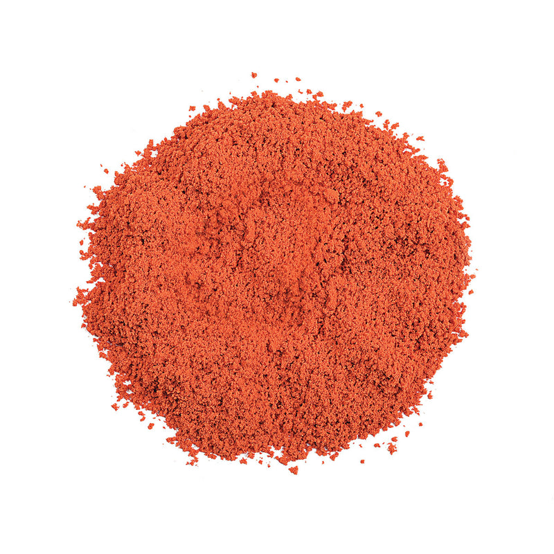 Dry Colorant-Orange in pile out of packaging purcolour
