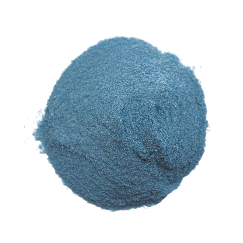 Dry Colorant-Electric Blue in pile out of packaging purcolour