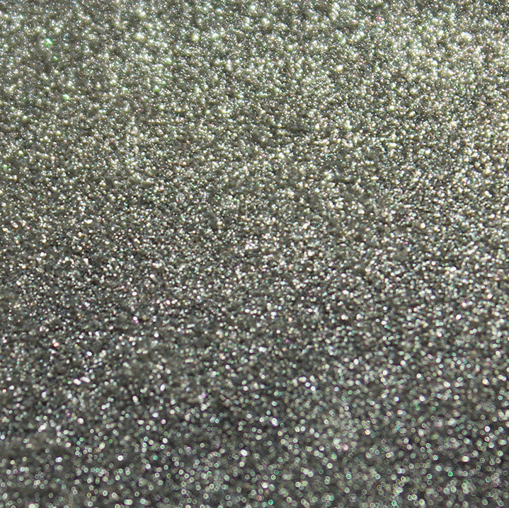 Brilliant Powder-Silver Glitter shown on dark chocolate